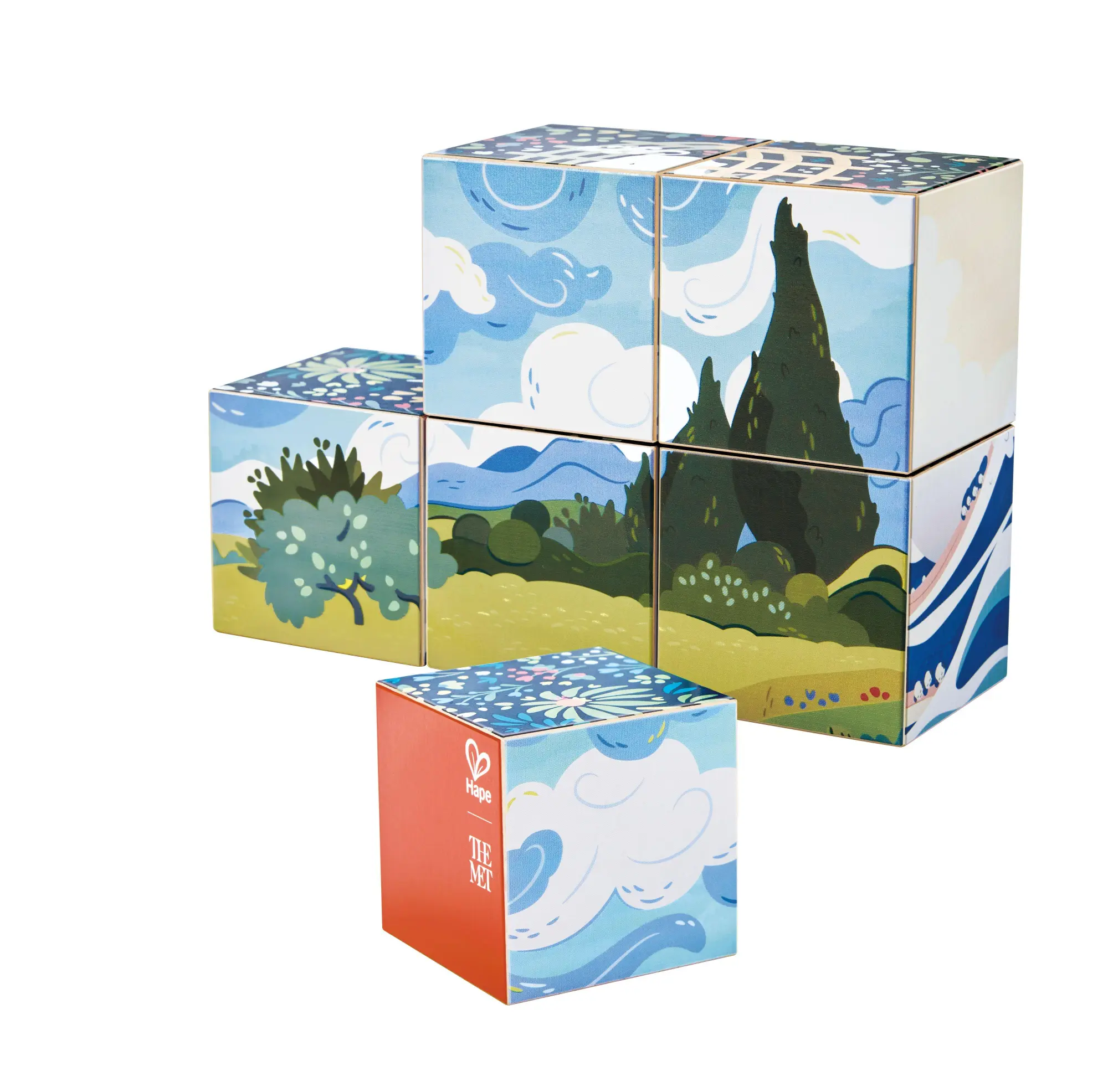 Bild: 6943478057371 | The Met: Puzzlewürfel "Kunstsammlung" - 6 Teile | Spiel | Deutsch