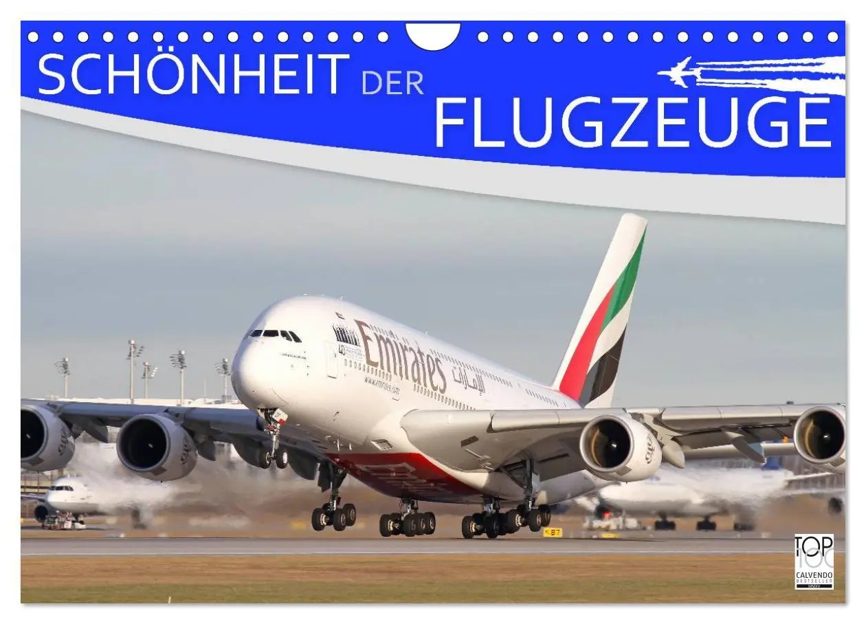 Cover: 9783516037371 | Schönheit der Flugzeuge (Wandkalender 2026 DIN A4 quer), CALVENDO...