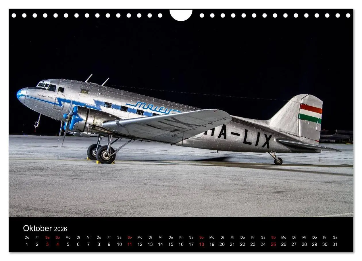 Bild: 9783516037371 | Schönheit der Flugzeuge (Wandkalender 2026 DIN A4 quer), CALVENDO...