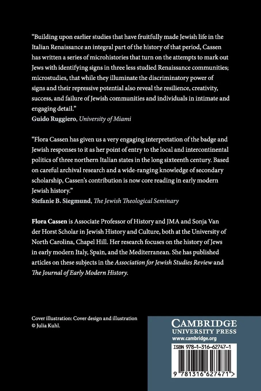 Rückseite: 9781316627471 | Marking the Jews in Renaissance Italy | Flora Cassen | Taschenbuch