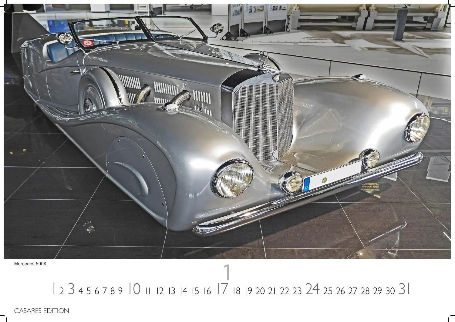 Bild: 9781835247471 | Mercedes Classic Cars Kalender 2027 - Wandkalender Fotokalender...