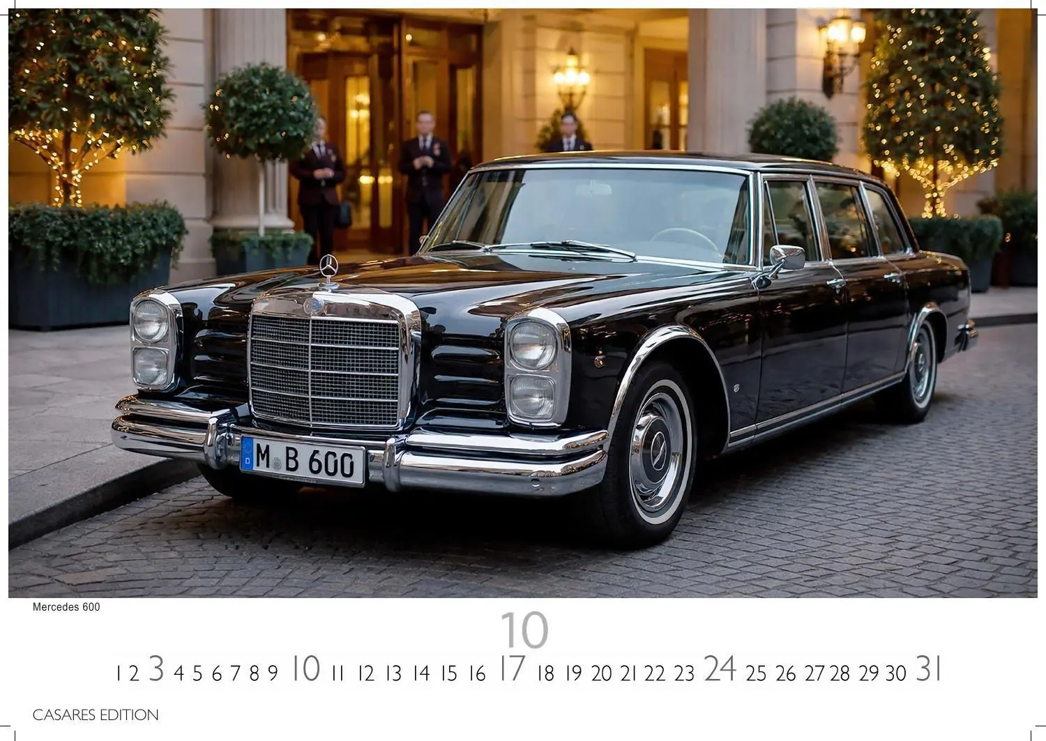 Bild: 9781835247471 | Mercedes Classic Cars Kalender 2027 - Wandkalender Fotokalender...