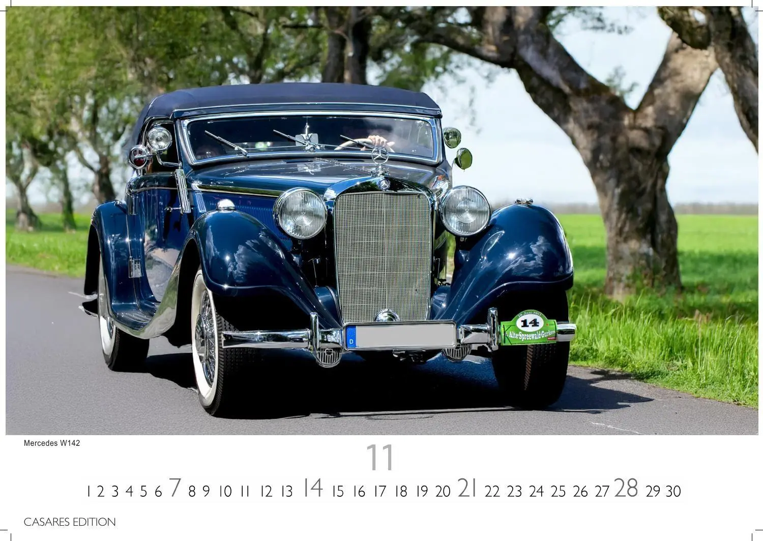 Bild: 9781835247471 | Mercedes Classic Cars Kalender 2027 - Wandkalender Fotokalender...
