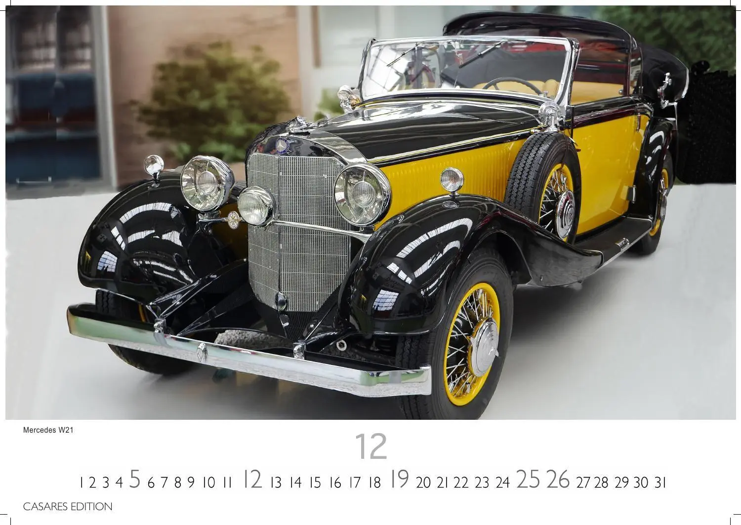 Bild: 9781835247471 | Mercedes Classic Cars Kalender 2027 - Wandkalender Fotokalender...