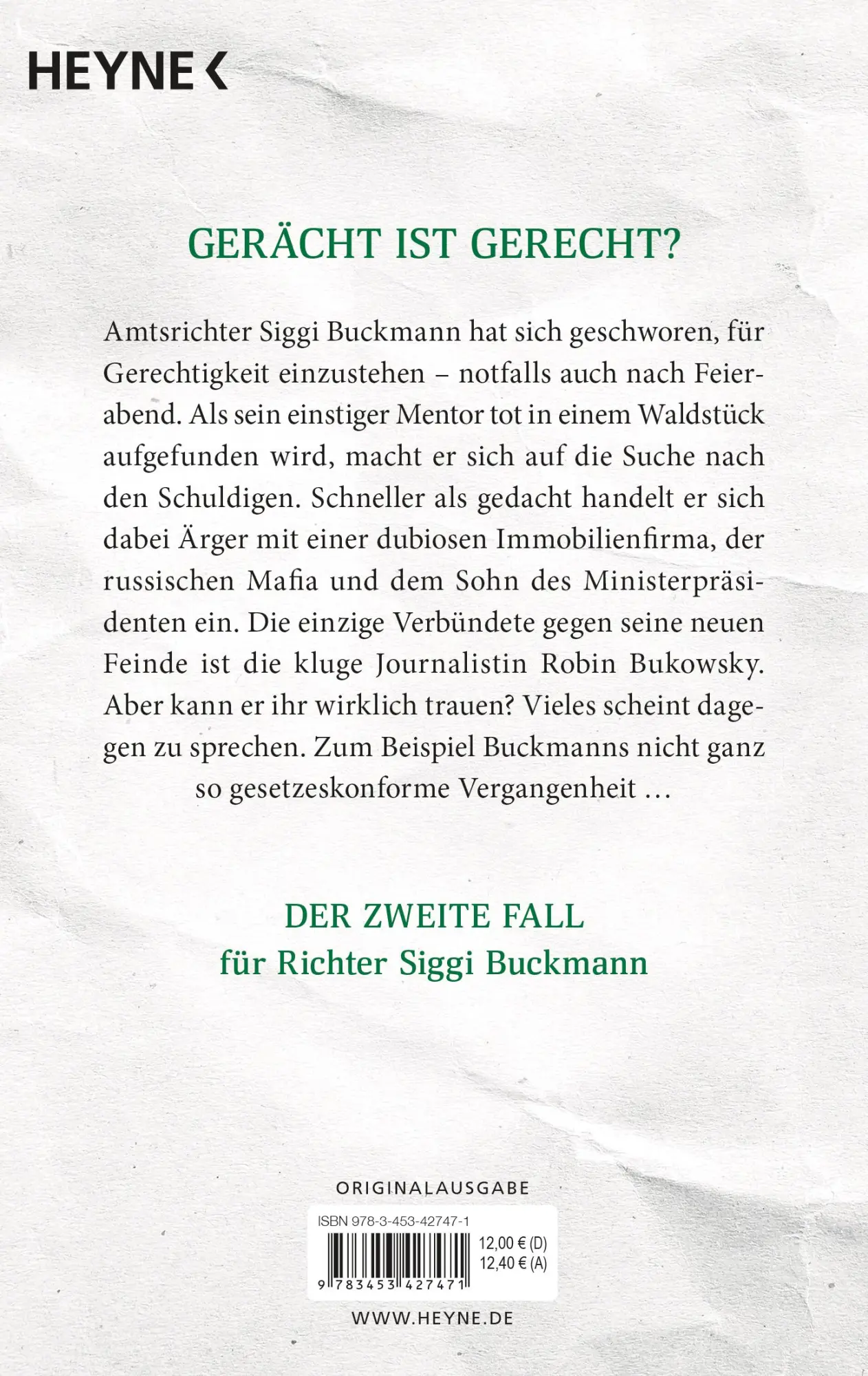 Bild: 9783453427471 | Richter jagen besser | Roman | Thorsten Schleif | Taschenbuch | 288 S.