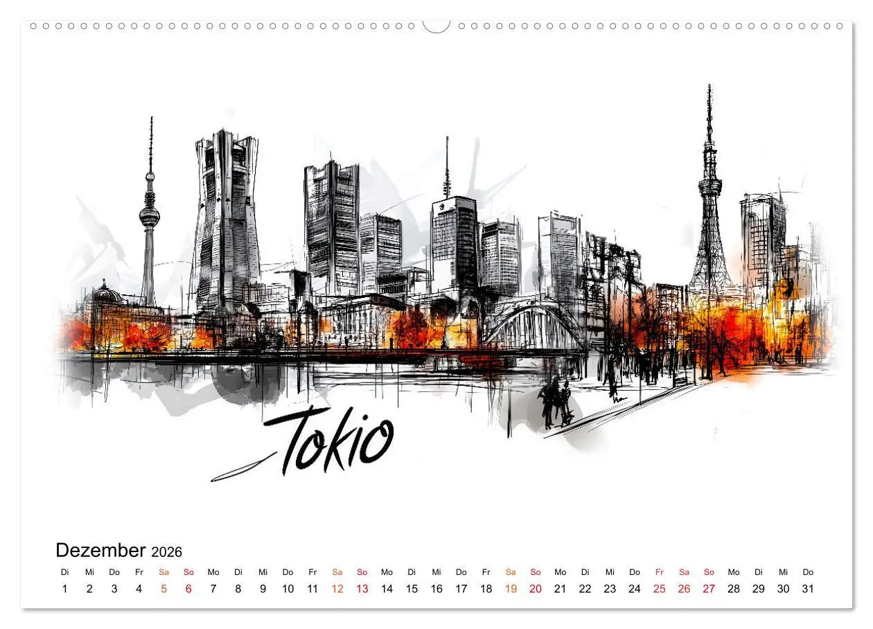 Bild: 9783457247471 | Weltstädte - ein Kalender für Entdecker (hochwertiger Premium...