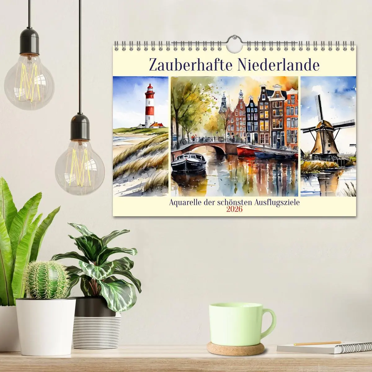 Bild: 9783457317471 | Zauberhafte Niederlande (Wandkalender 2026 DIN A4 quer), CALVENDO...