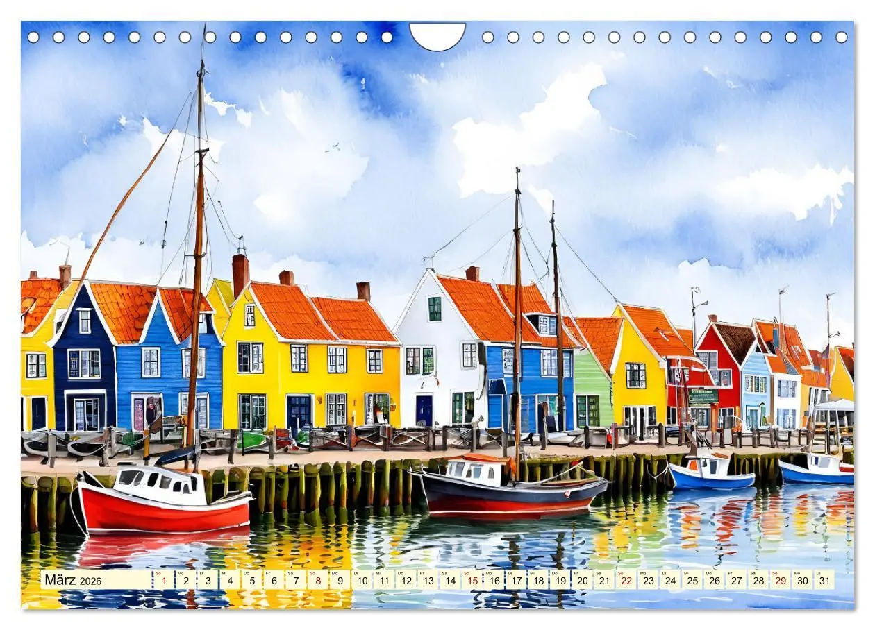 Bild: 9783457317471 | Zauberhafte Niederlande (Wandkalender 2026 DIN A4 quer), CALVENDO...