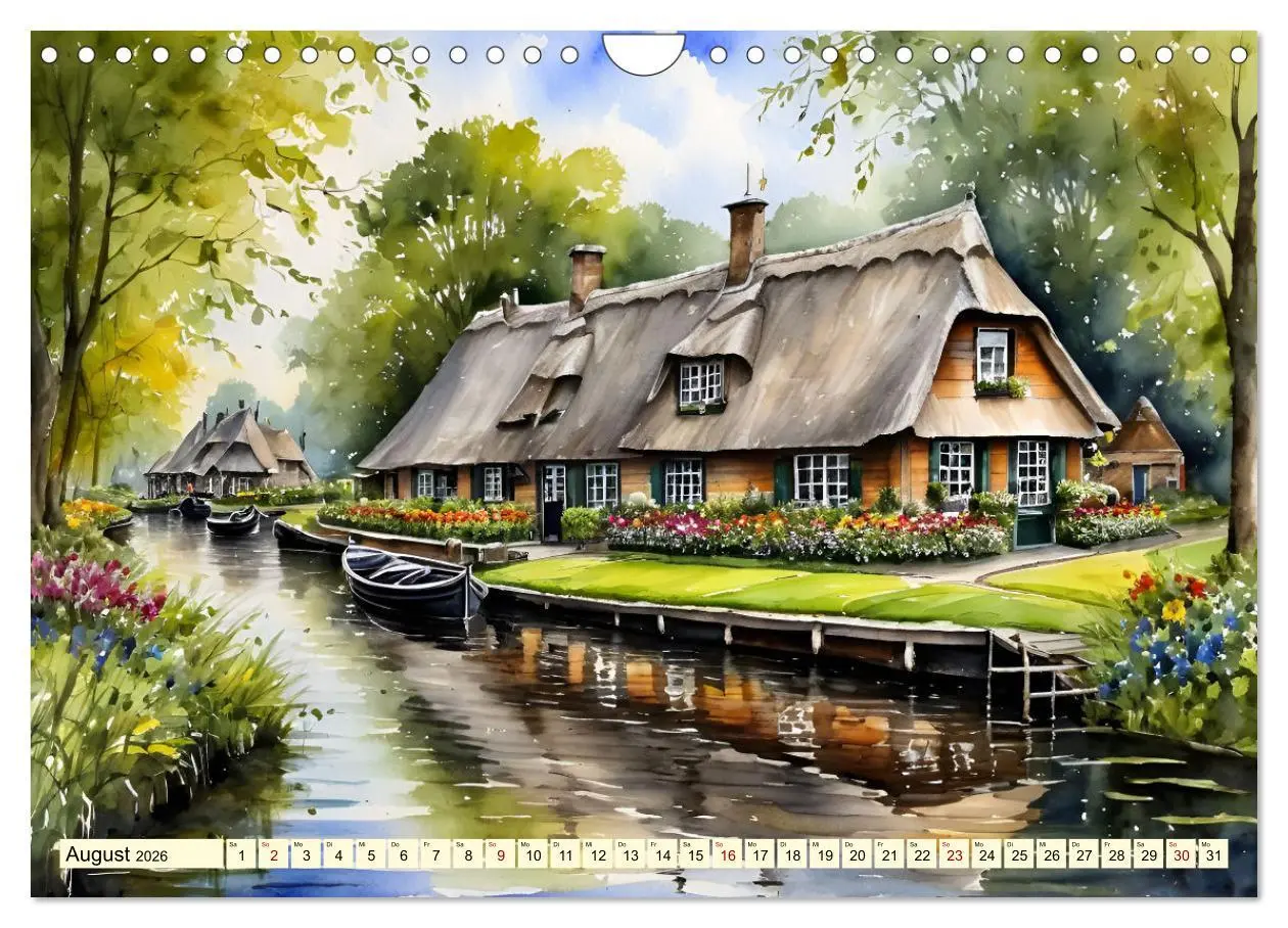 Bild: 9783457317471 | Zauberhafte Niederlande (Wandkalender 2026 DIN A4 quer), CALVENDO...