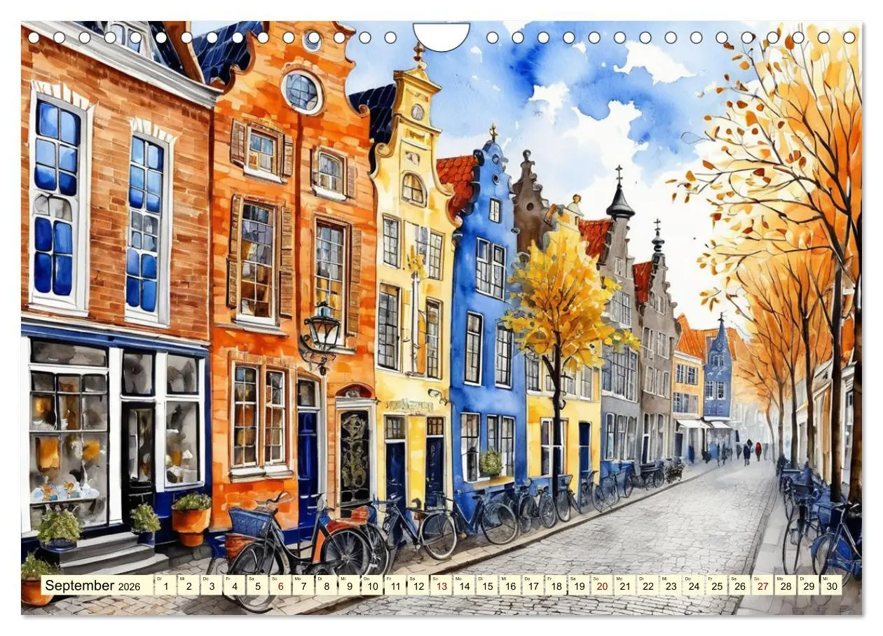 Bild: 9783457317471 | Zauberhafte Niederlande (Wandkalender 2026 DIN A4 quer), CALVENDO...