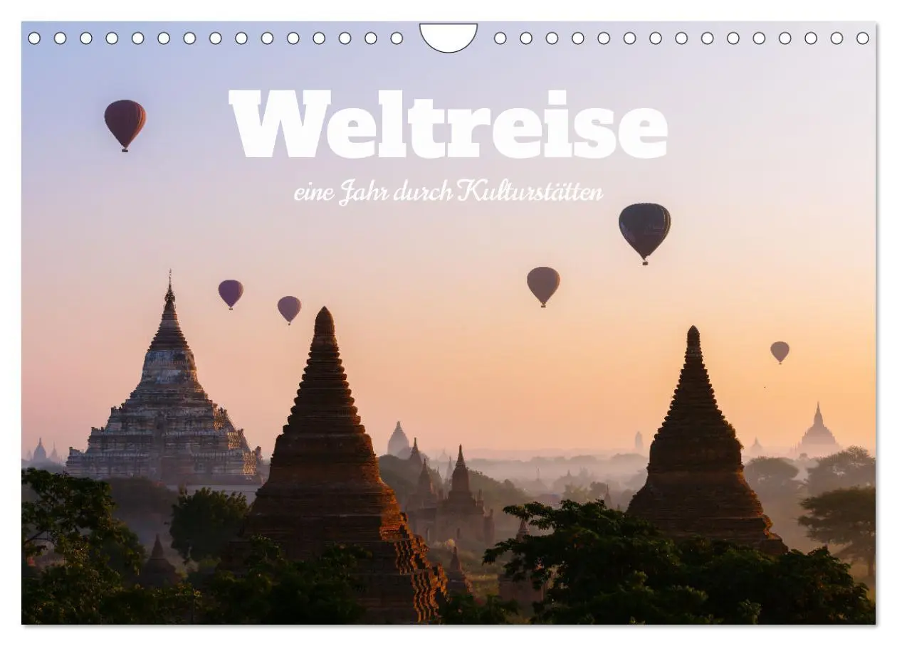 Cover: 9783457627471 | Weltreise - eine Jahr durch Kulturstätten (Wandkalender 2026 DIN A4...