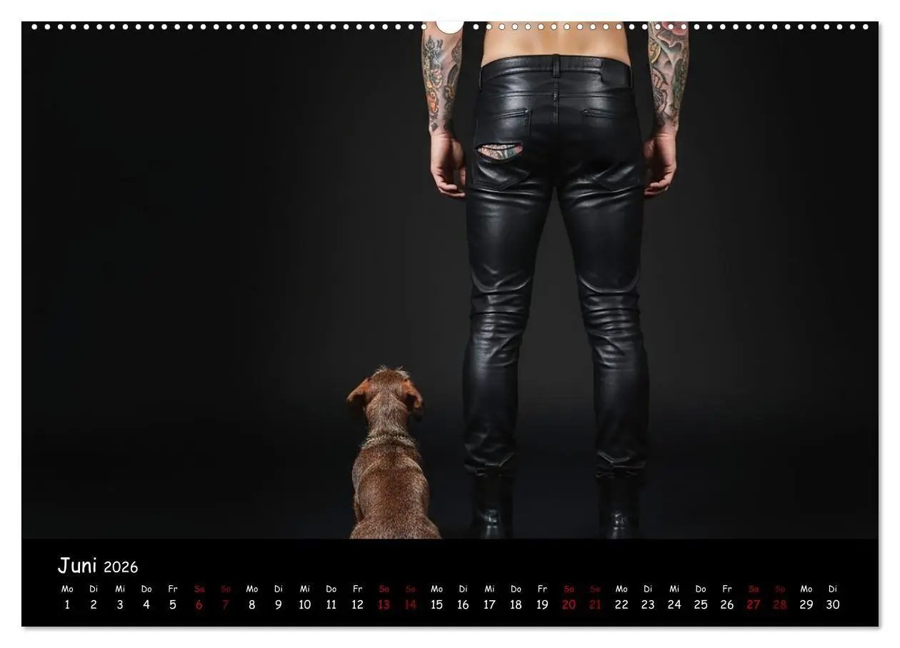 Bild: 9783516717471 | Coole Typen - Rauhaardackel (hochwertiger Premium Wandkalender 2026...