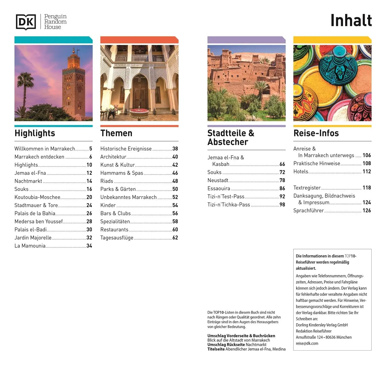 Bild: 9783734207471 | TOP10 Reiseführer Marrakech | DK Verlag - Reise | Taschenbuch | 128 S.