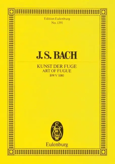 Cover: 9783795767471 | Kunst der Fuge | Johann Sebastian Bach | Taschenbuch | 184 S. | 1986