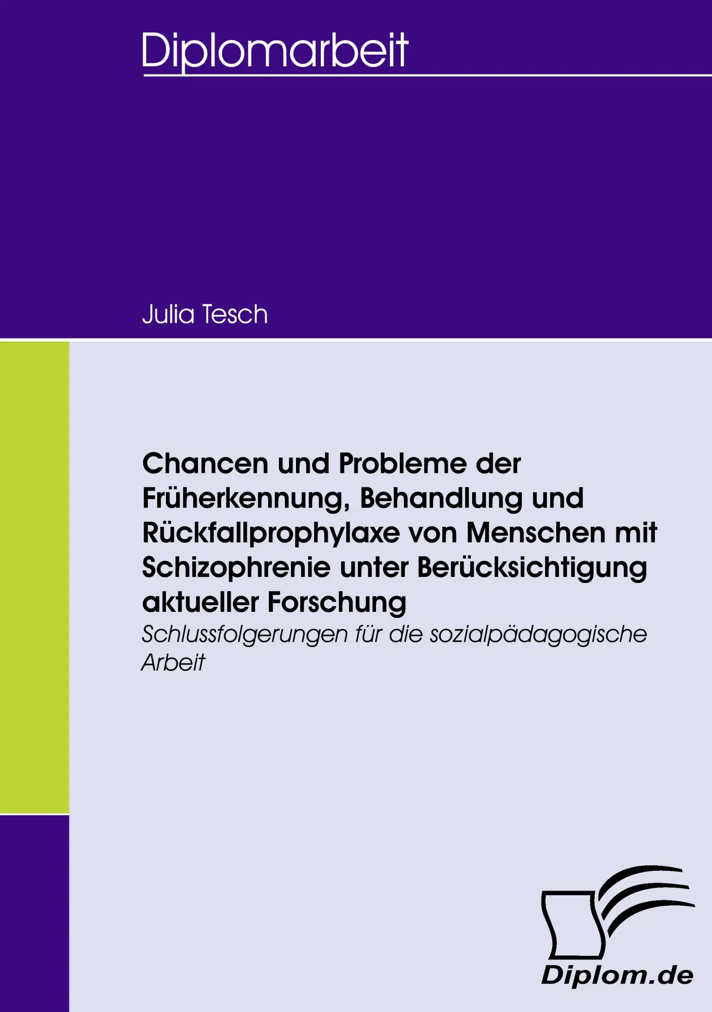Cover: 9783836657471 | Chancen und Probleme der Früherkennung, Behandlung und...