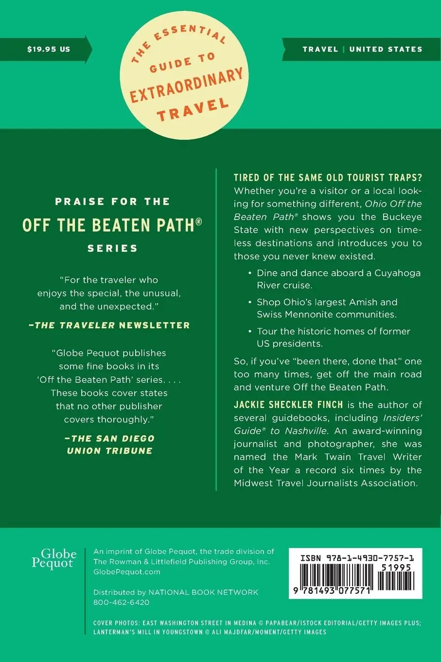 Rückseite: 9781493077571 | Ohio Off the Beaten Path® | Jackie Sheckler Finch | Taschenbuch | 2024