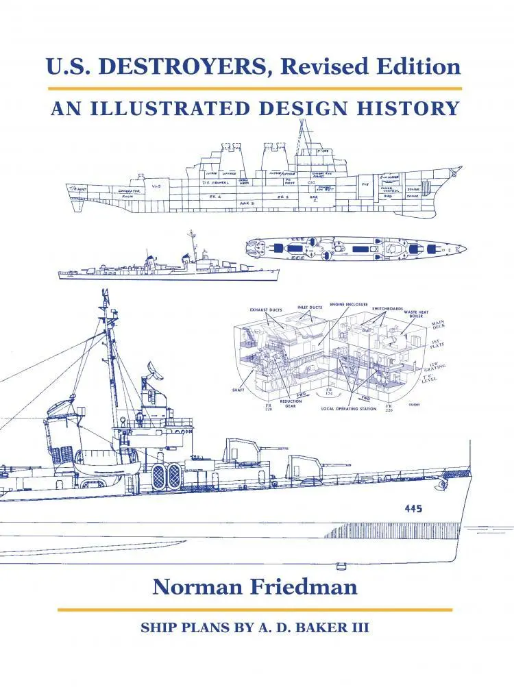 Cover: 9781682477571 | U.S. Destroyers, Revised Edition | An Illustrated Design History