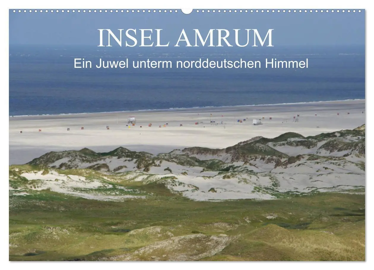 Cover: 9783435387571 | Insel Amrum - Ein Juwel unterm norddeutschen Himmel (Wandkalender...