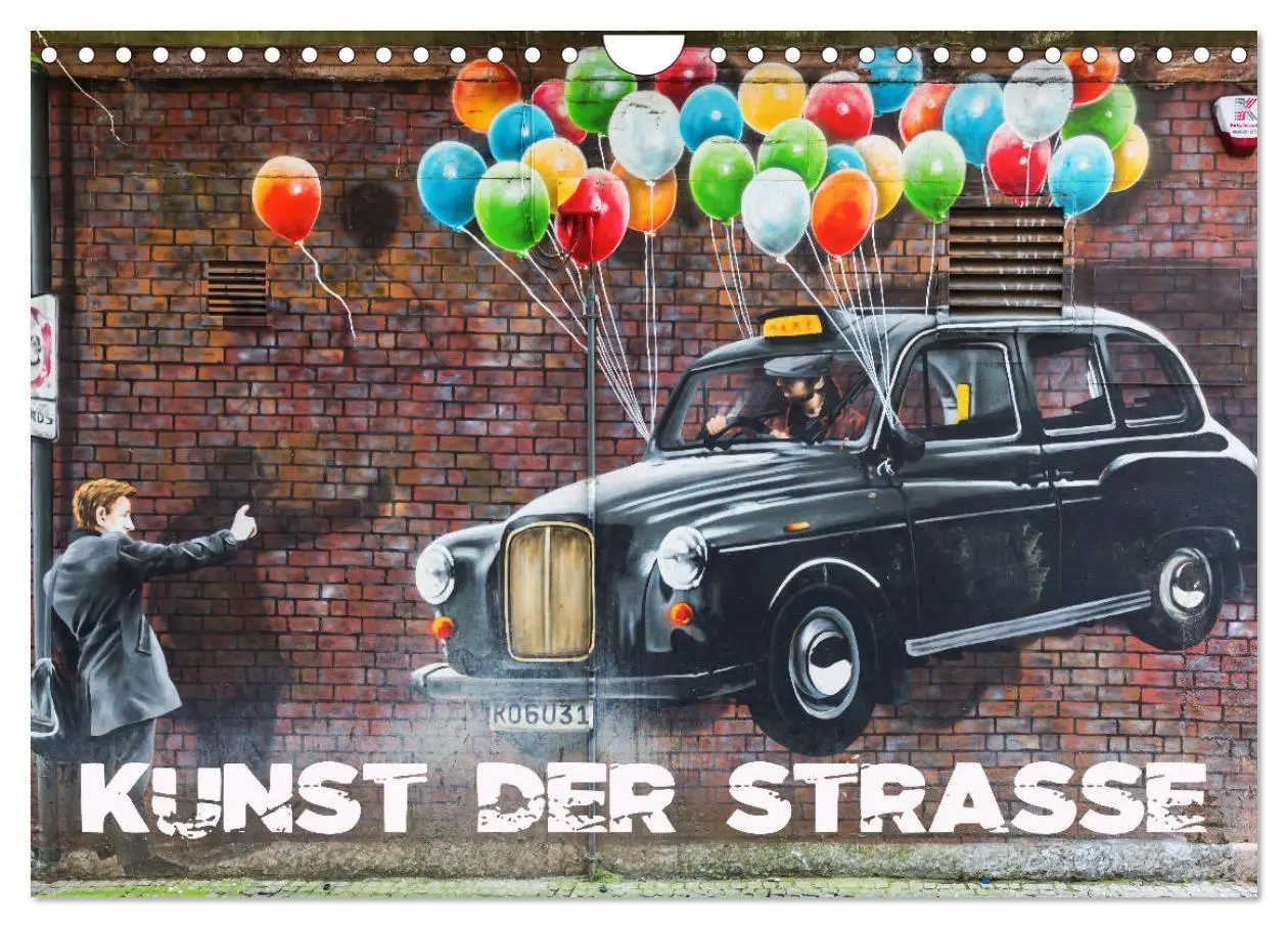 Cover: 9783457857571 | Kunst der Strasse (Wandkalender 2026 DIN A4 quer), CALVENDO...