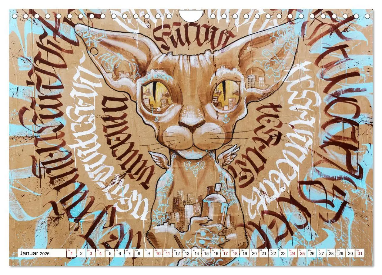 Bild: 9783457857571 | Kunst der Strasse (Wandkalender 2026 DIN A4 quer), CALVENDO...