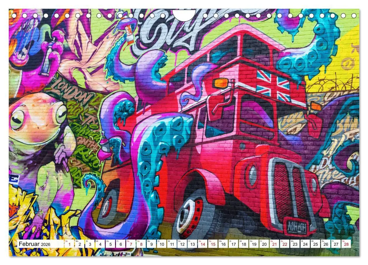 Bild: 9783457857571 | Kunst der Strasse (Wandkalender 2026 DIN A4 quer), CALVENDO...