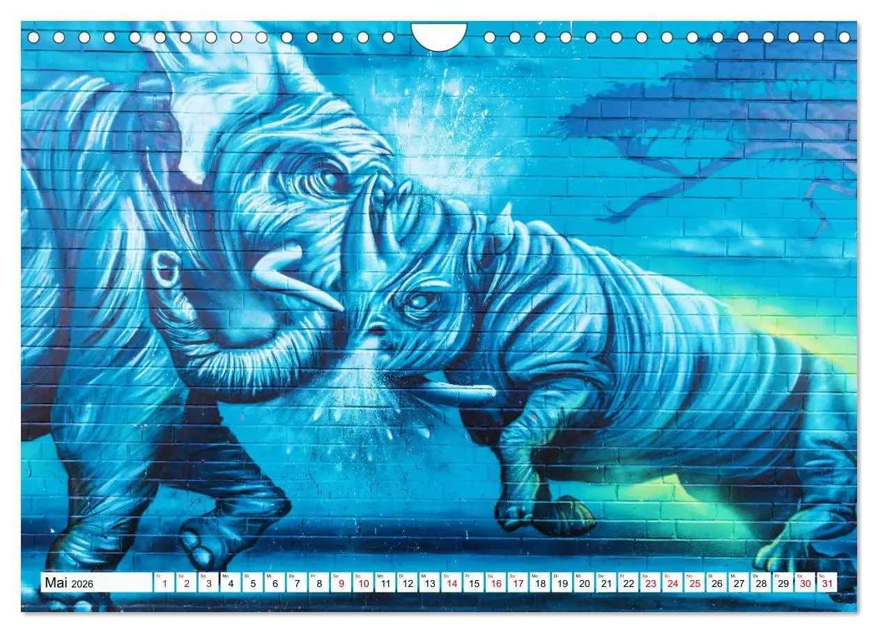 Bild: 9783457857571 | Kunst der Strasse (Wandkalender 2026 DIN A4 quer), CALVENDO...