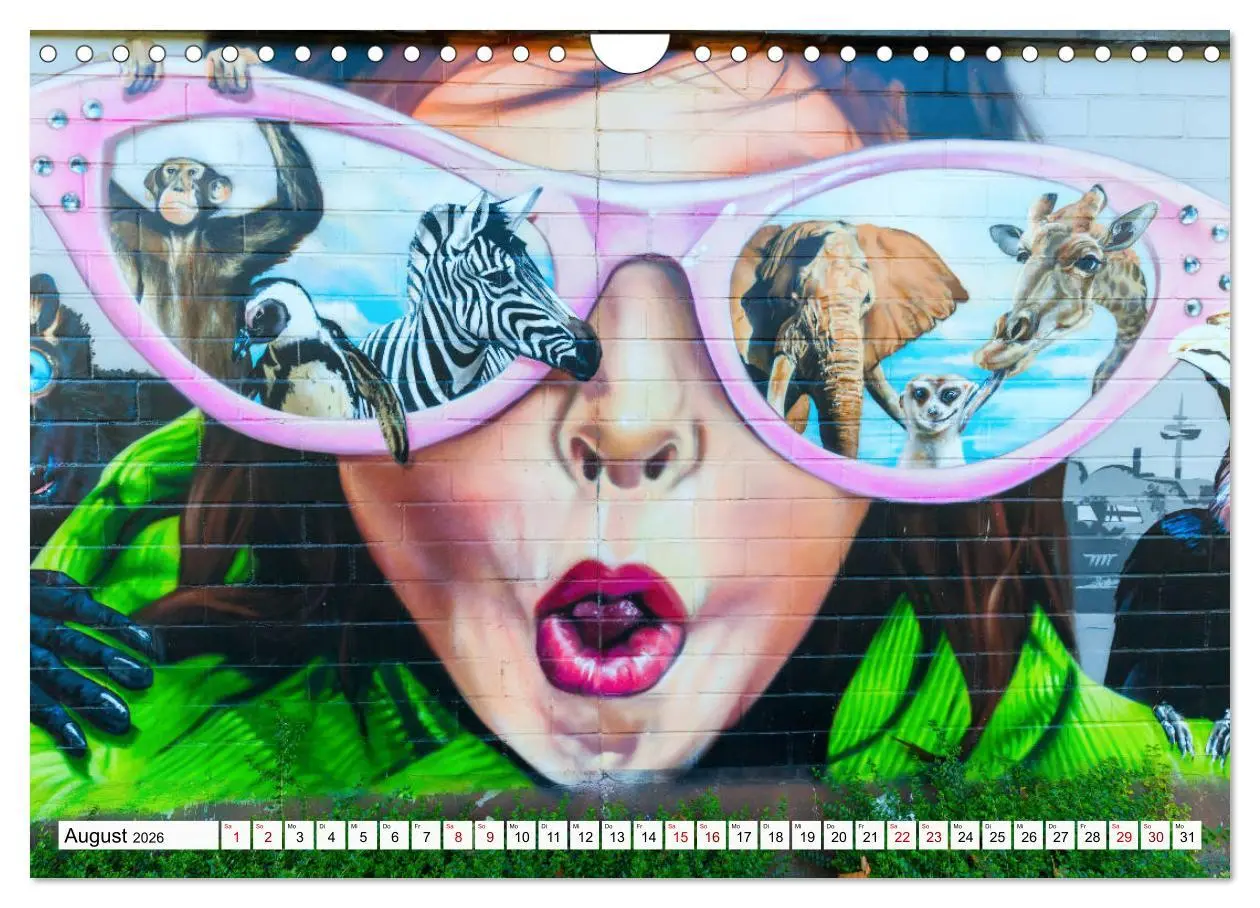 Bild: 9783457857571 | Kunst der Strasse (Wandkalender 2026 DIN A4 quer), CALVENDO...