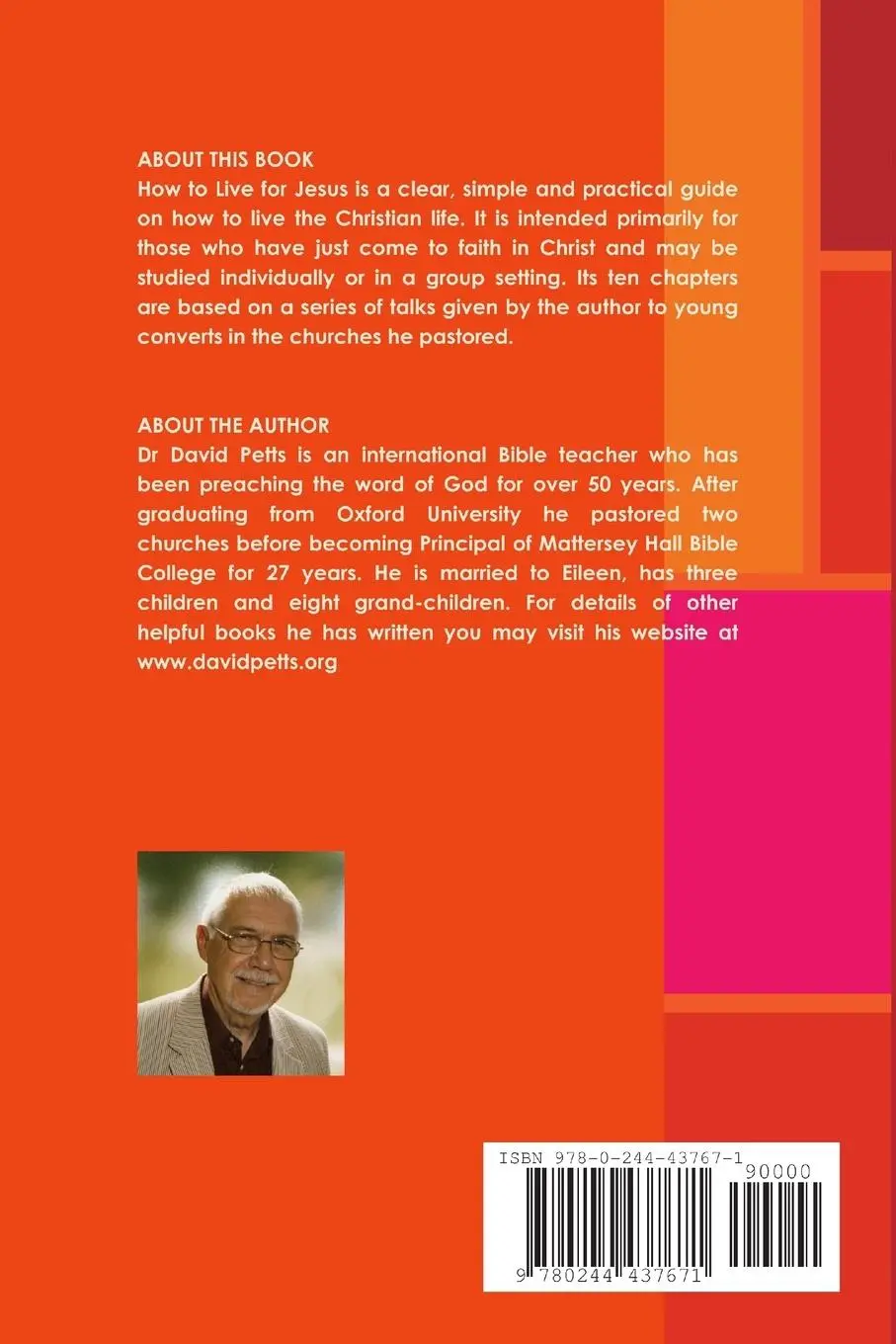 Rückseite: 9780244437671 | How to live for Jesus | David Petts | Taschenbuch | Englisch | 2018