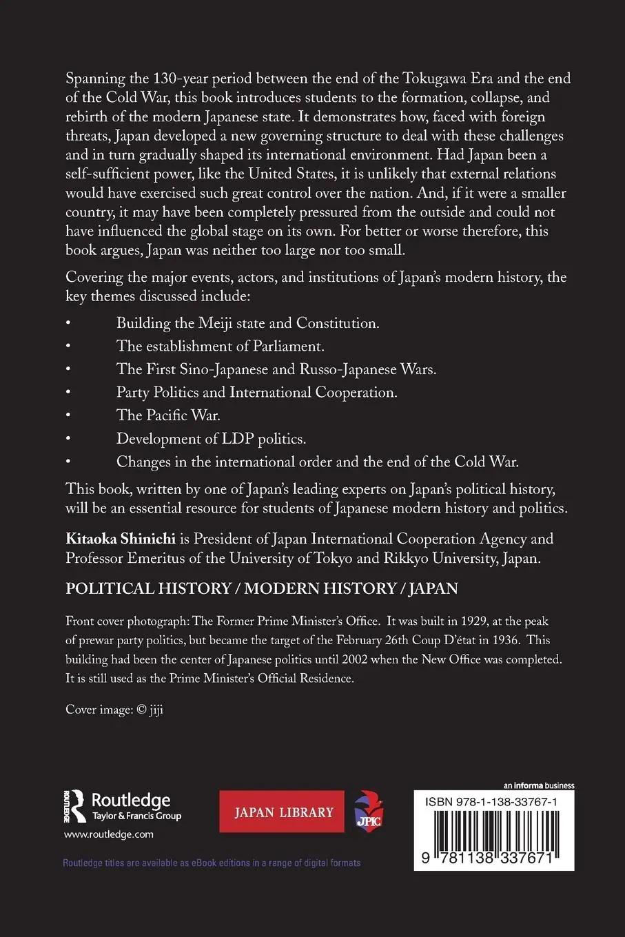 Rückseite: 9781138337671 | The Political History of Modern Japan | Kitaoka Shinichi | Taschenbuch