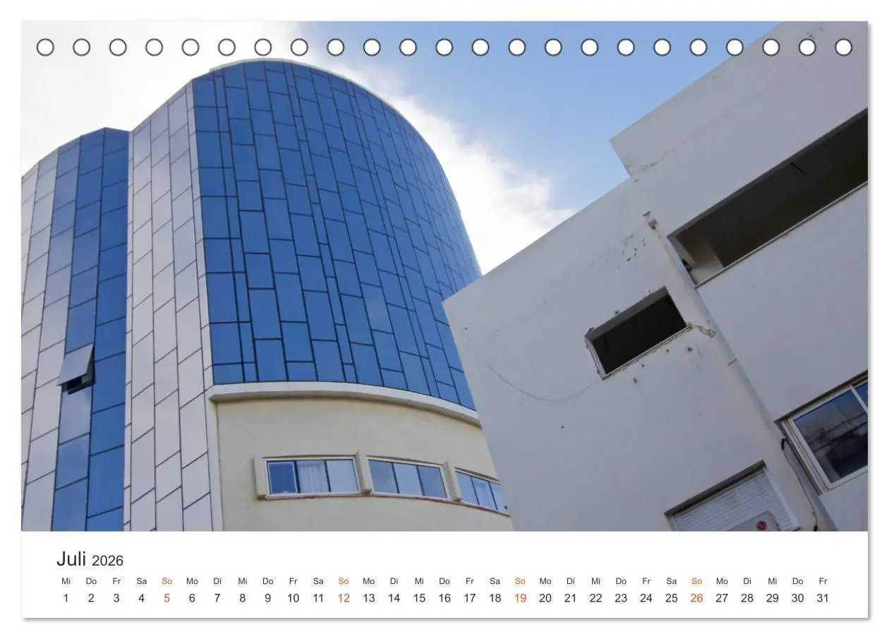 Bild: 9783457917671 | TEL AVIV Fassaden (Tischkalender 2026 DIN A5 quer), CALVENDO...