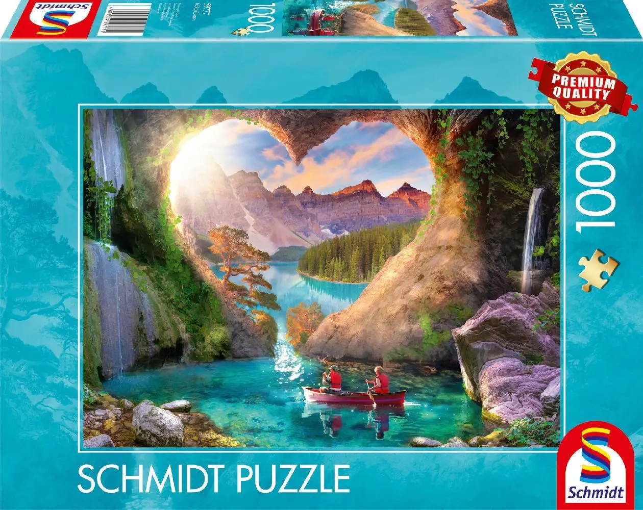 Cover: 4001504597771 | Ausblick mit Herz | Spiel | Schachtel | 59777 | 2024 | Schmidt Spiele