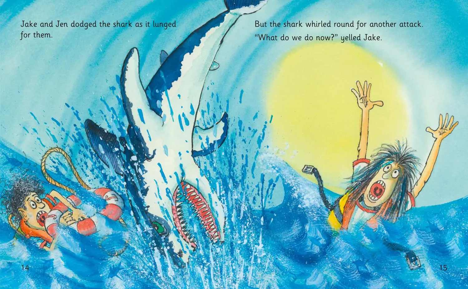 Bild: 9780008357771 | BIG CAT - JAKE JEN SEA SHARKS | Band 06/Orange | Chris Bradford | Buch