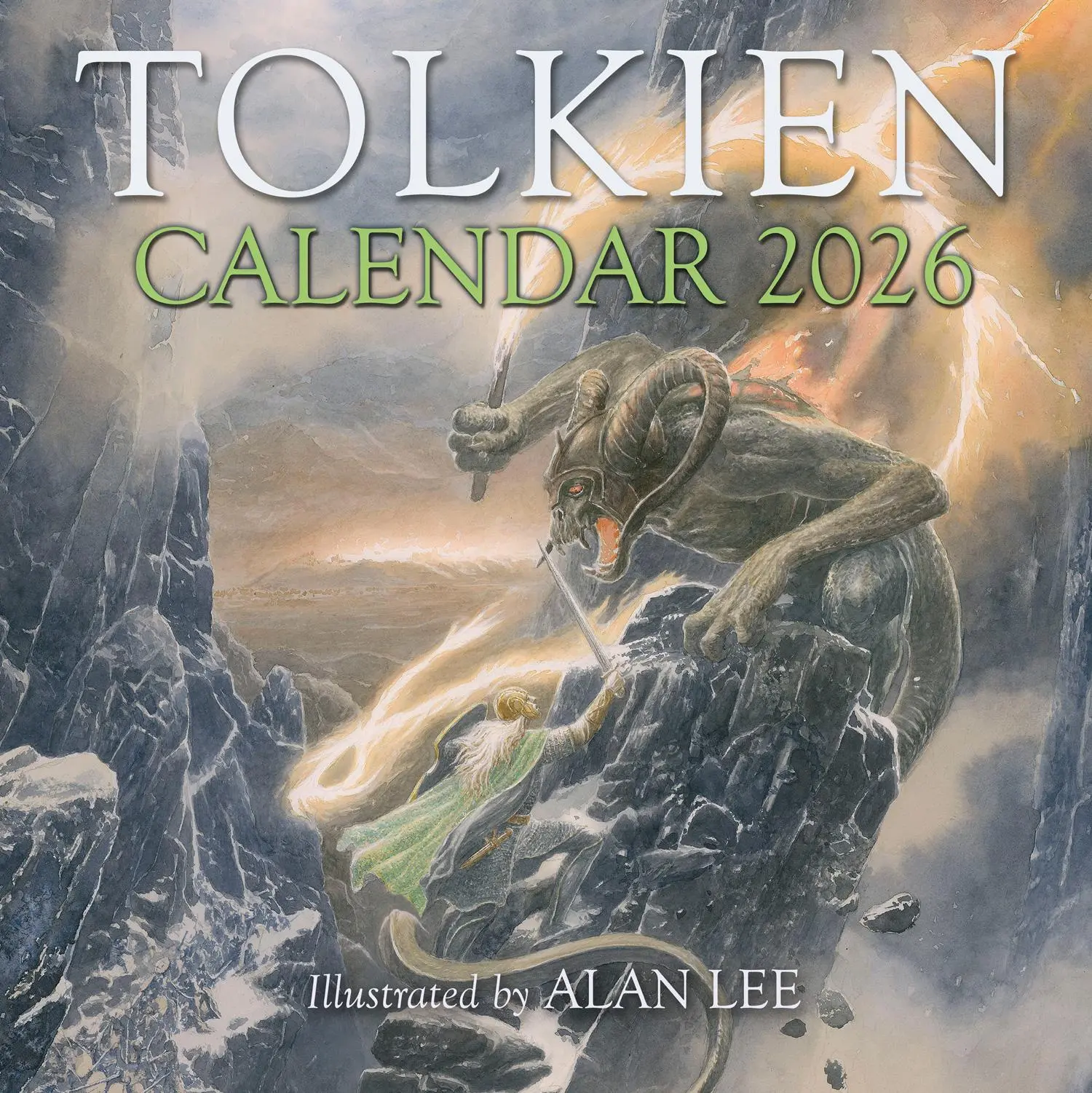 Cover: 9780008737771 | TOLKIEN CALENDAR 2026 CAL | The Great Tales of Middle-earth | Tolkien