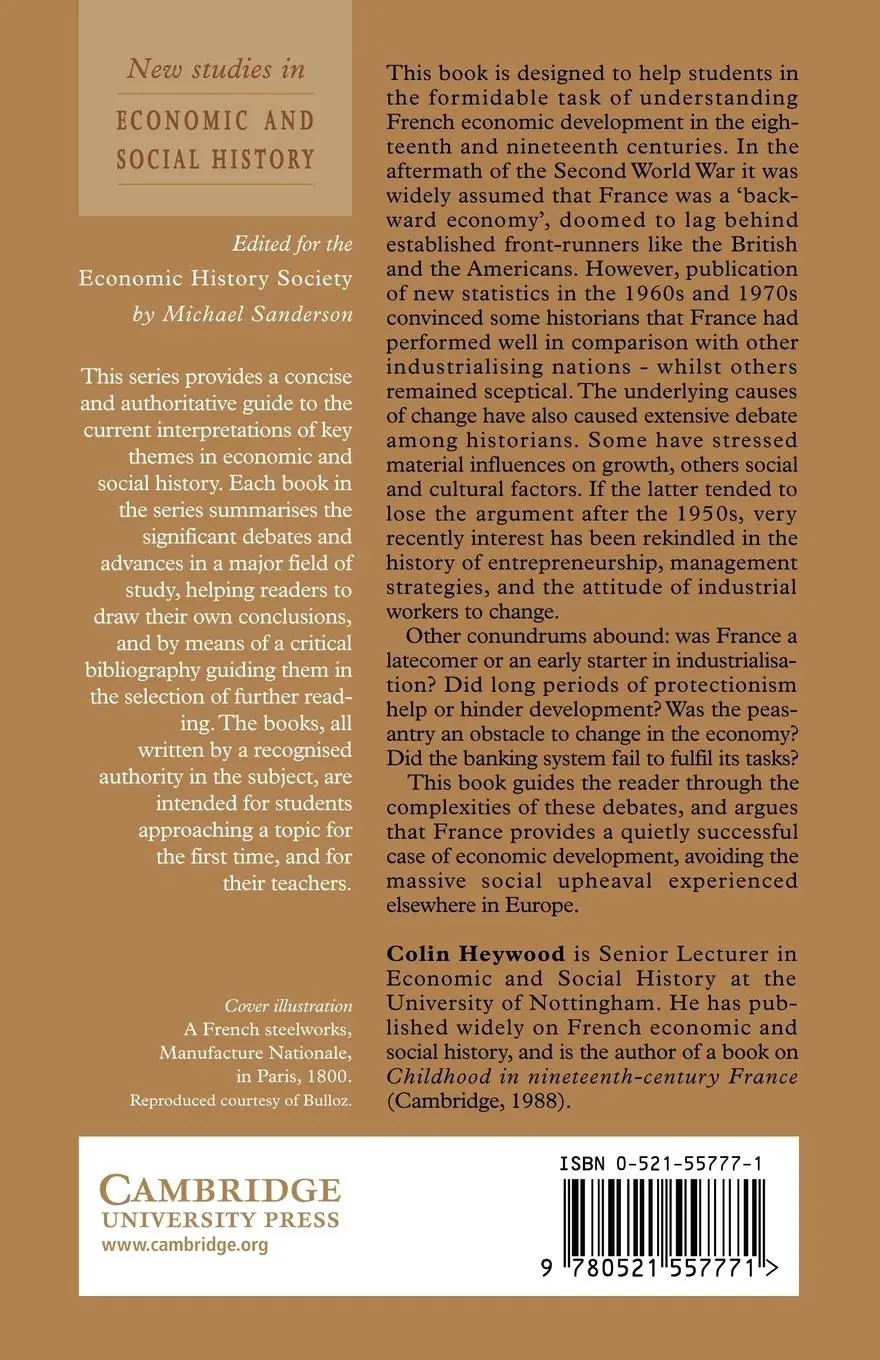 Rückseite: 9780521557771 | The Development of the French Economy 1750 1914 | Colin Heywood | Buch