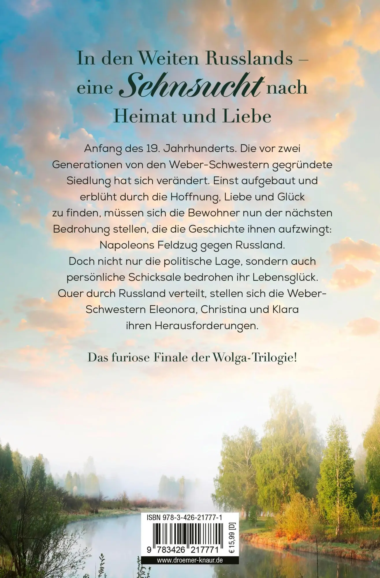Rückseite: 9783426217771 | Weiter Himmel, wilder Fluss | Martina Sahler | Taschenbuch | 352 S.