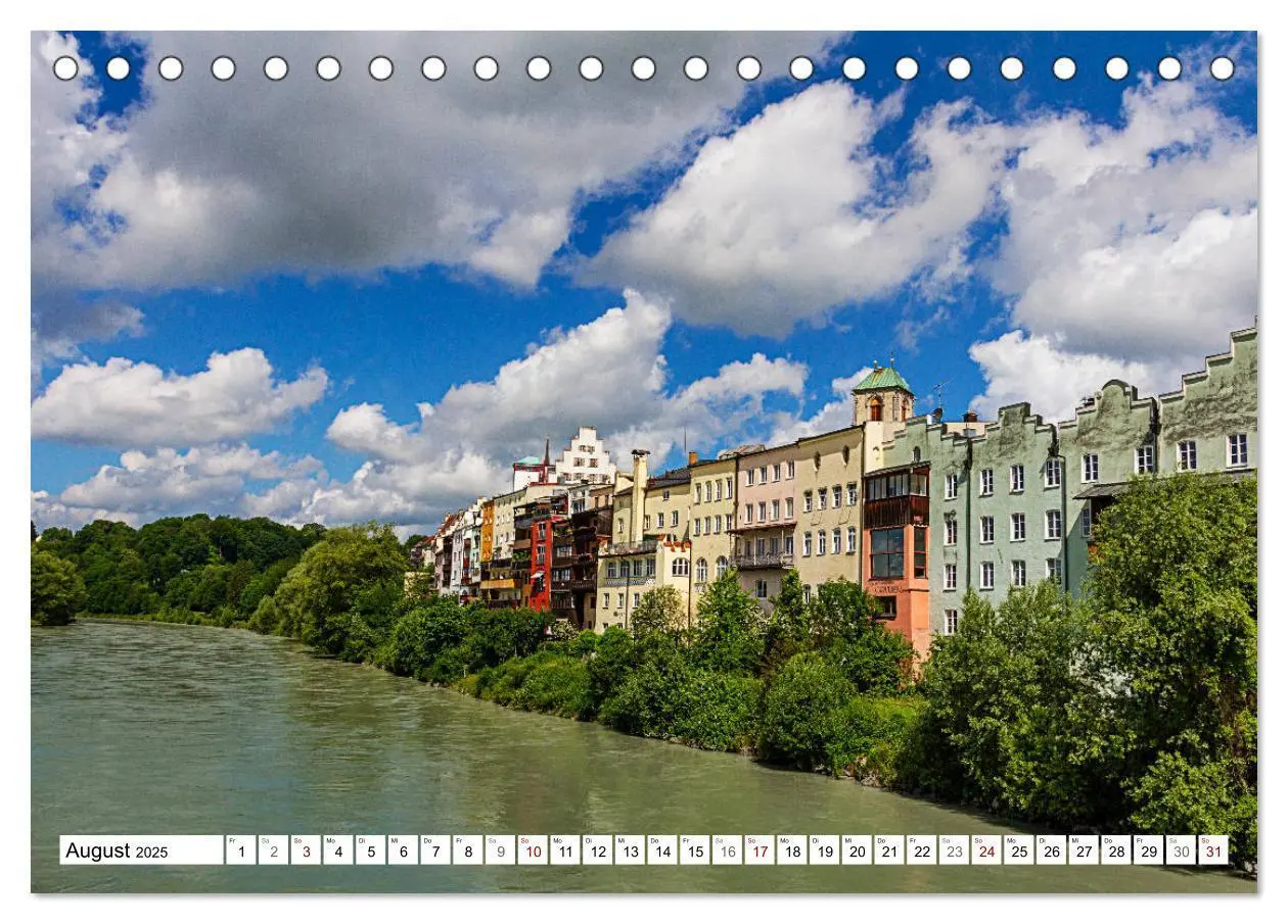 Bild: 9783435367771 | Wasserburg am Inn (Tischkalender 2025 DIN A5 quer), CALVENDO...