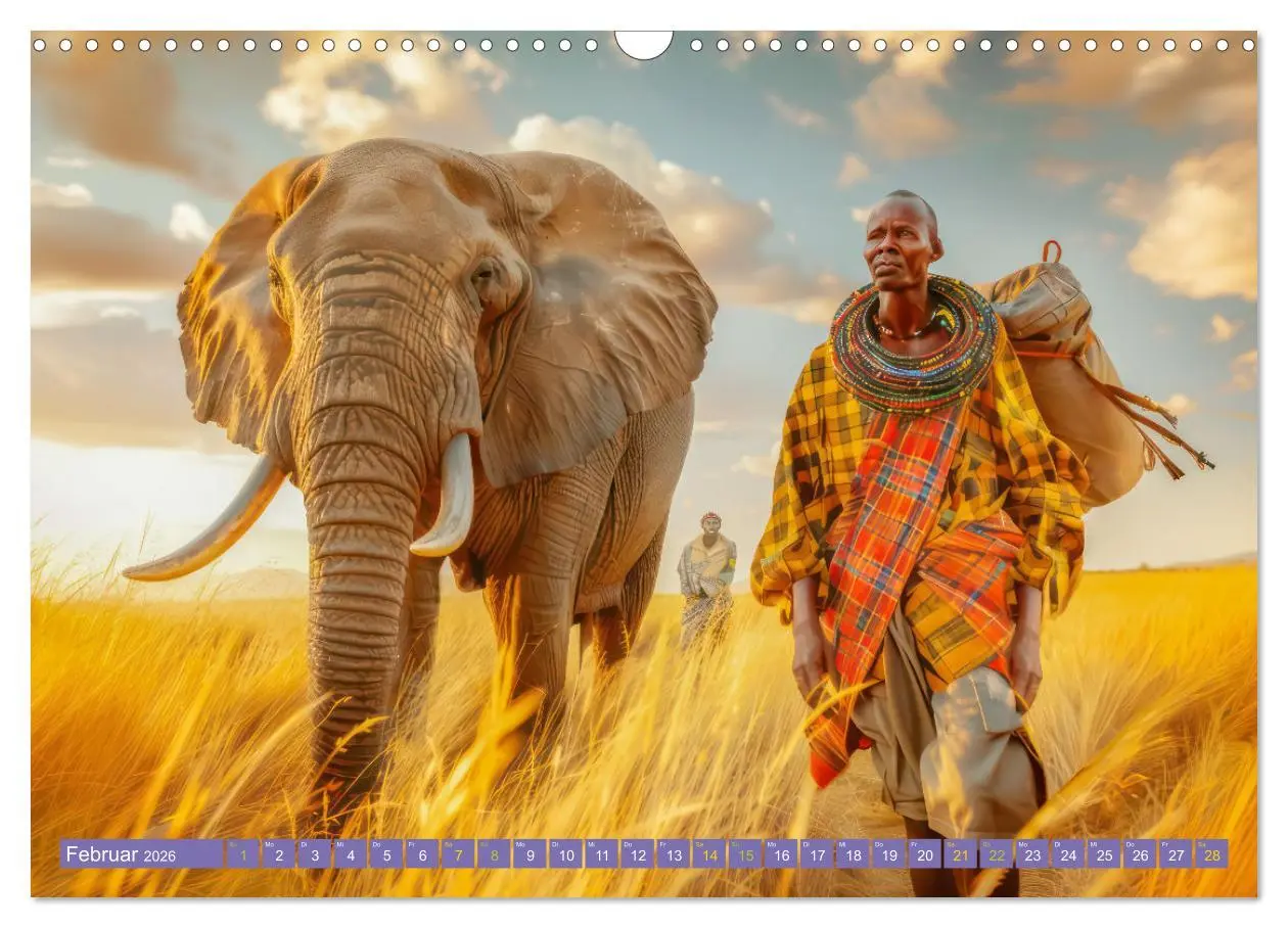 Bild: 9783457387771 | Afrika begeistert - Afrikas Schönheit (Wandkalender 2026 DIN A3...
