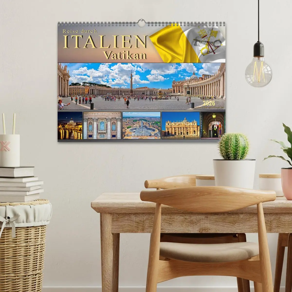 Bild: 9783516237771 | Reise durch Italien Vatikan (Wandkalender 2026 DIN A3 quer),...
