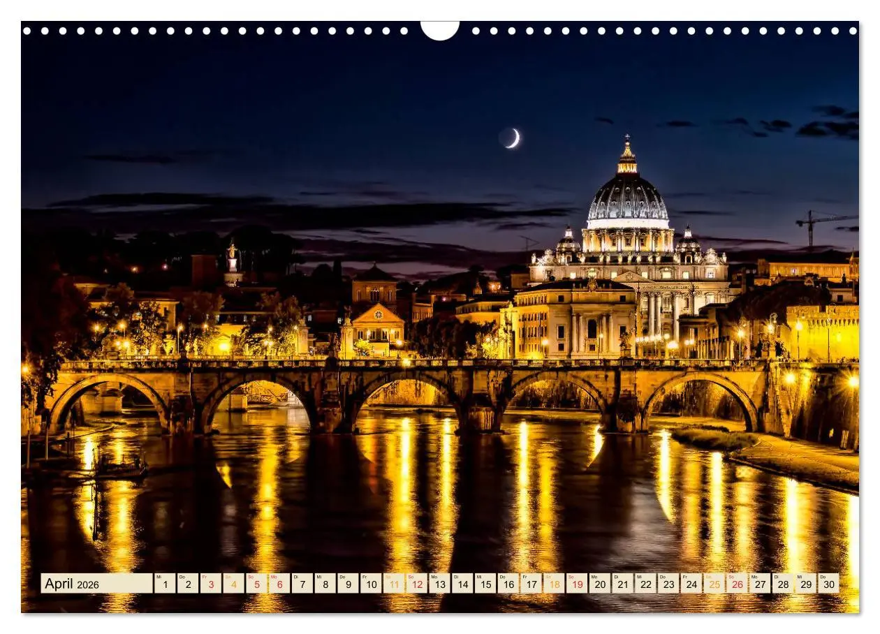 Bild: 9783516237771 | Reise durch Italien Vatikan (Wandkalender 2026 DIN A3 quer),...