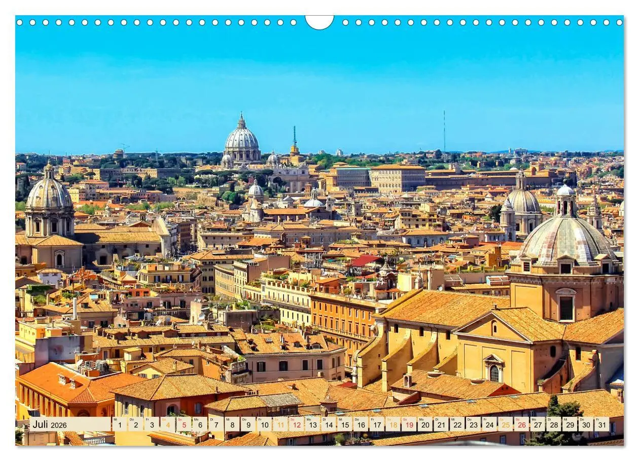 Bild: 9783516237771 | Reise durch Italien Vatikan (Wandkalender 2026 DIN A3 quer),...