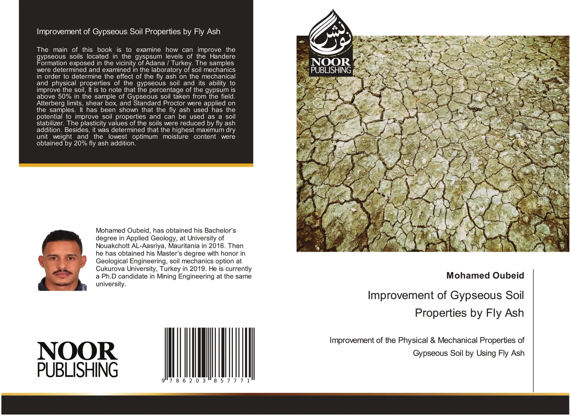 Cover: 9786203857771 | Improvement of Gypseous Soil Properties by Fly Ash | Mohamed Oubeid