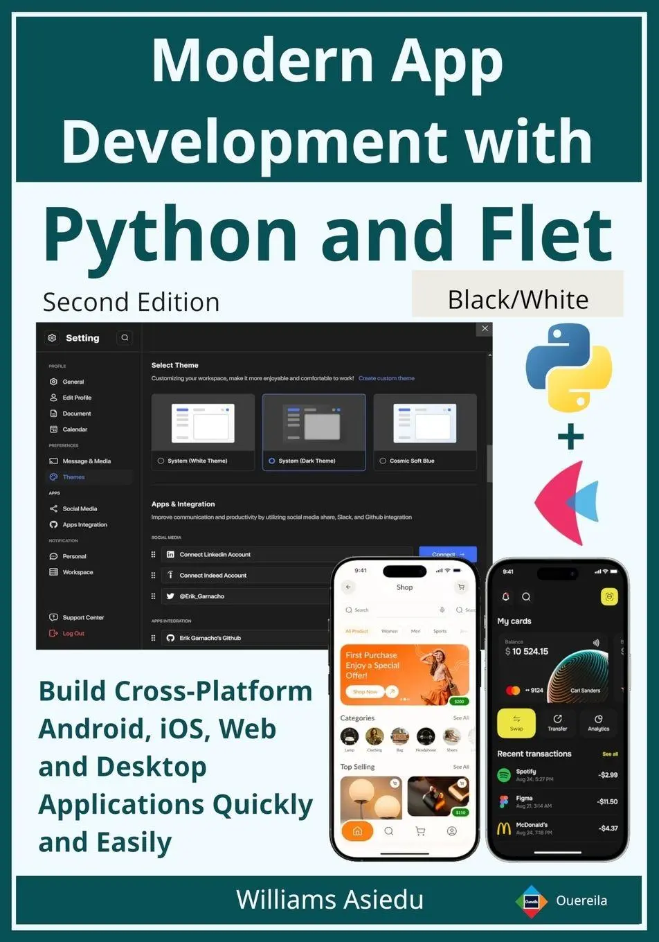 Cover: 9798295727771 | Modern App Development with Python and Flet | Williams Asiedu | Buch