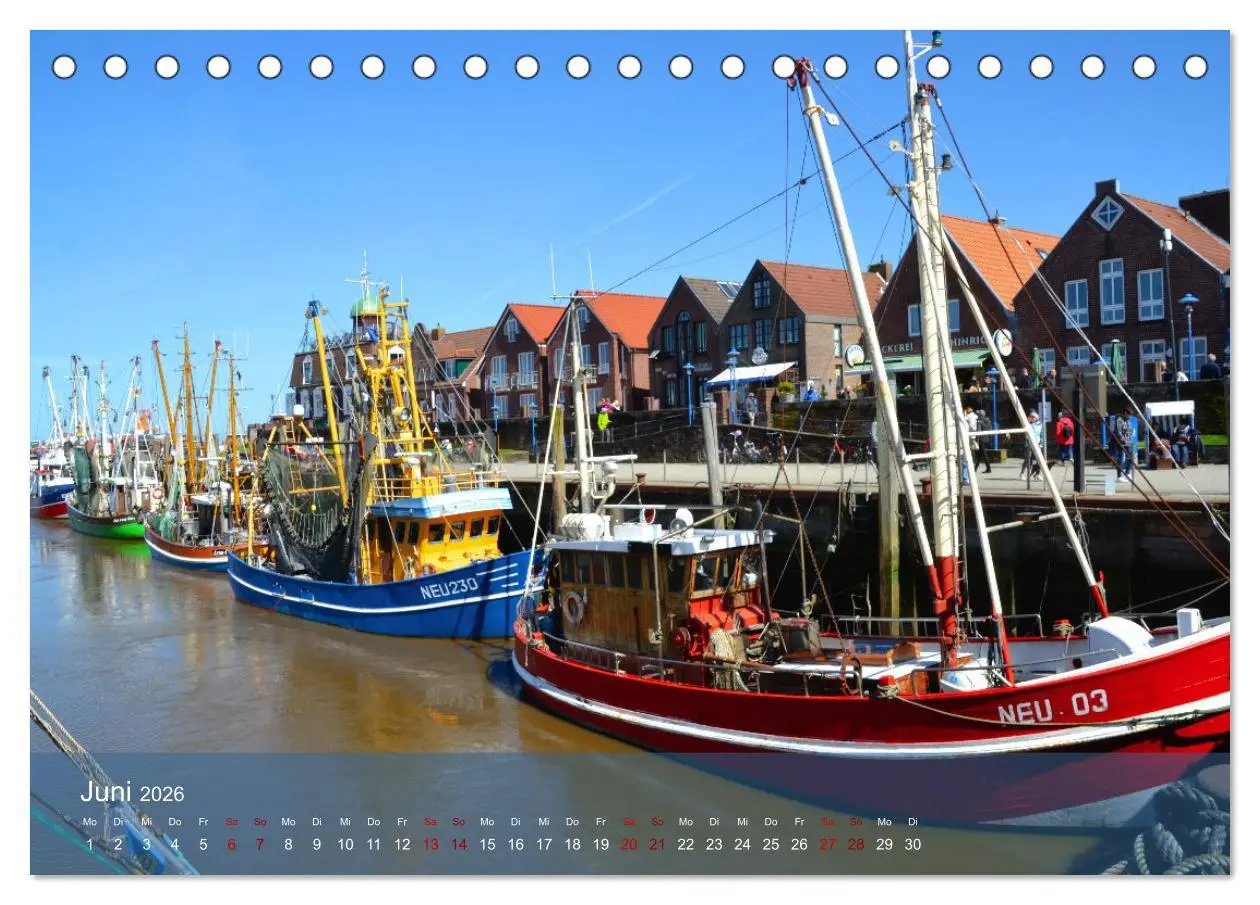 Bild: 9783457517871 | Nordsee-Krabbenkutter (Tischkalender 2026 DIN A5 quer), CALVENDO...