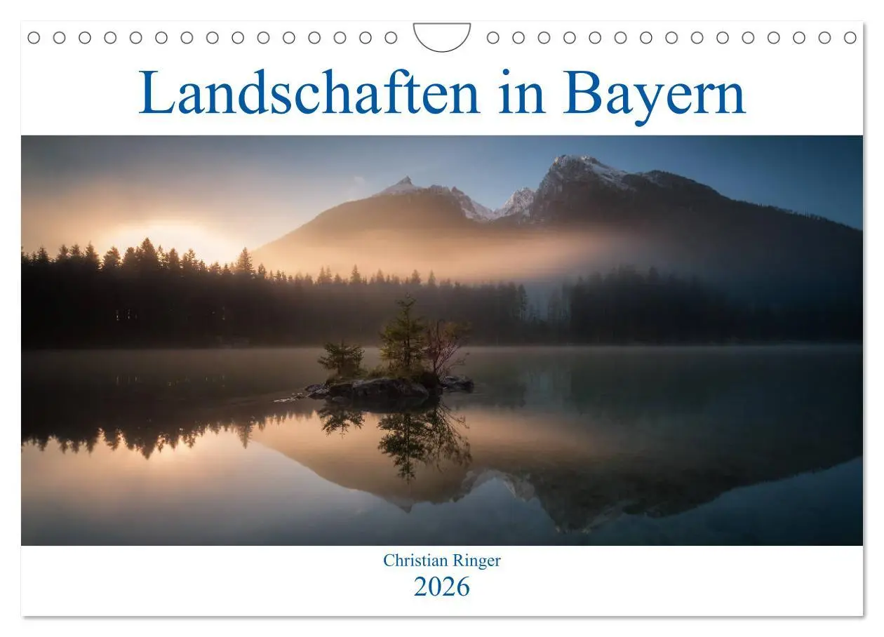 Cover: 9783457757871 | Bayerische Landschaften (Wandkalender 2026 DIN A4 quer), CALVENDO...