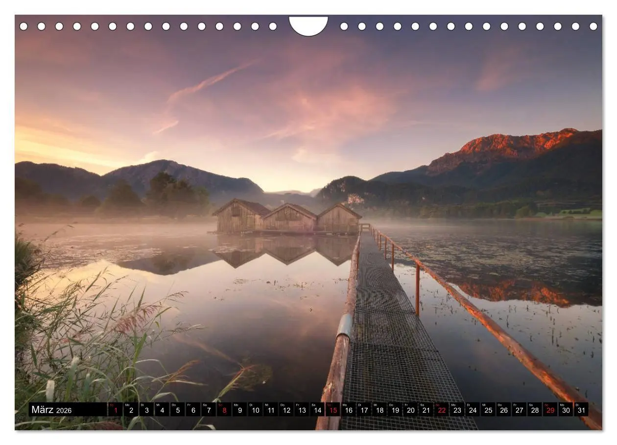 Bild: 9783457757871 | Bayerische Landschaften (Wandkalender 2026 DIN A4 quer), CALVENDO...