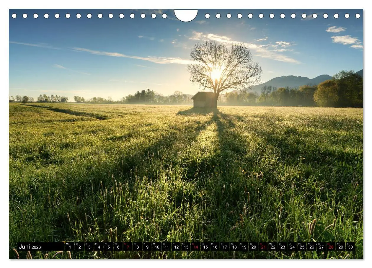 Bild: 9783457757871 | Bayerische Landschaften (Wandkalender 2026 DIN A4 quer), CALVENDO...