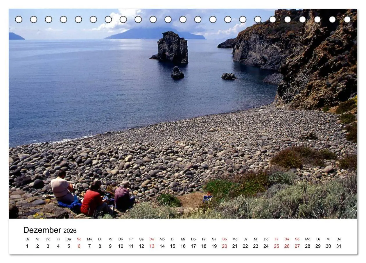 Bild: 9783516227871 | Die Liparischen Inseln (Tischkalender 2026 DIN A5 quer), CALVENDO...