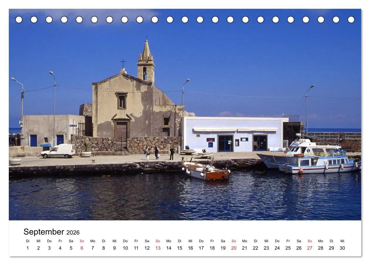 Bild: 9783516227871 | Die Liparischen Inseln (Tischkalender 2026 DIN A5 quer), CALVENDO...