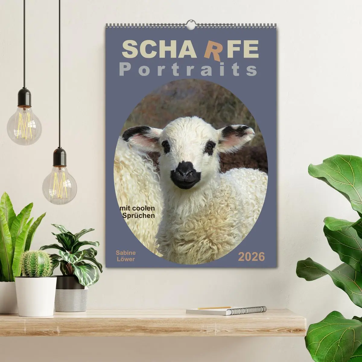Bild: 9783516397871 | Scharfe Portraits (Wandkalender 2026 DIN A2 hoch), CALVENDO...