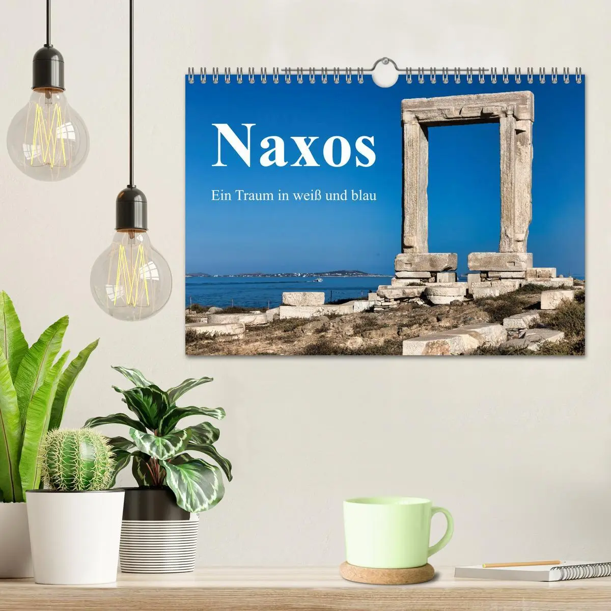 Bild: 9783516607871 | Die Insel Naxos - Ein Traum in blau und weiß (Wandkalender 2026 DIN...